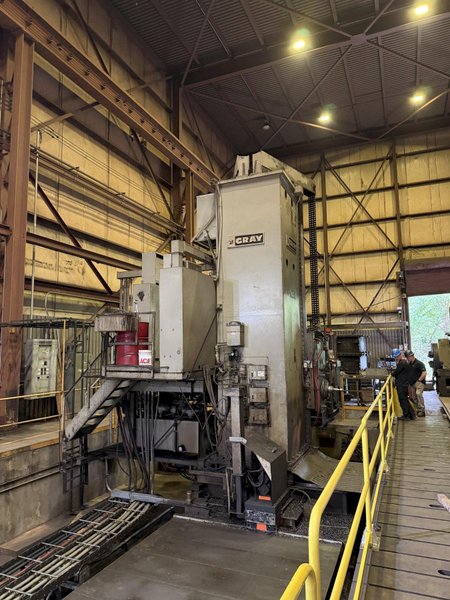 6" GRAY MODEL 6600-FCO FLOOR TYPE CNC HORIZONTAL BORING MILL. STOCK # 0655426