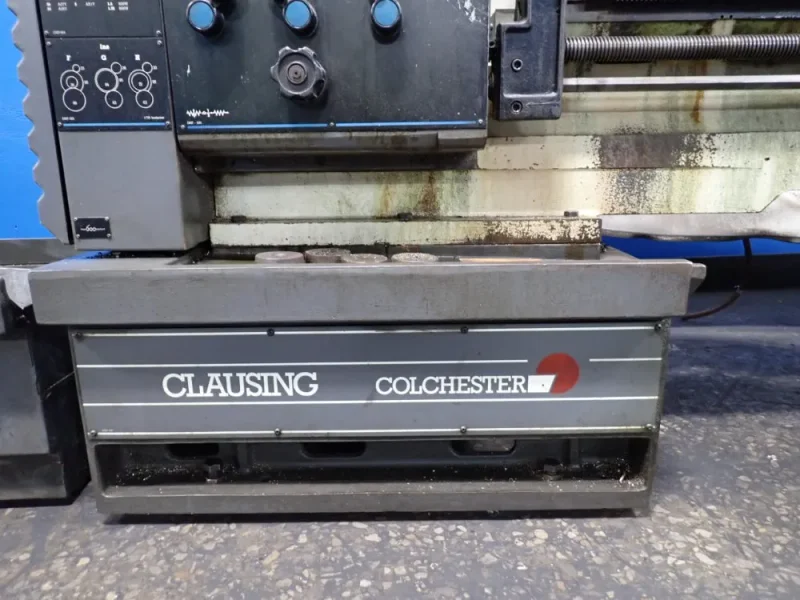 CLAUSING 21"/32" X 128" GAP BED LATHE  -  COLCHESTER MASTIFF VS