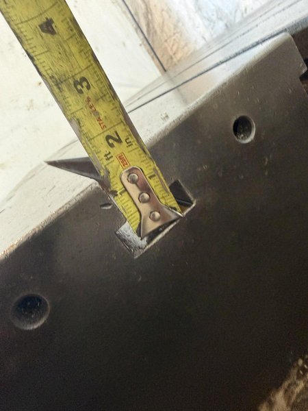 96" X 50" T-SLOTTED FLOOR PLATE. STOCK # 0541826
