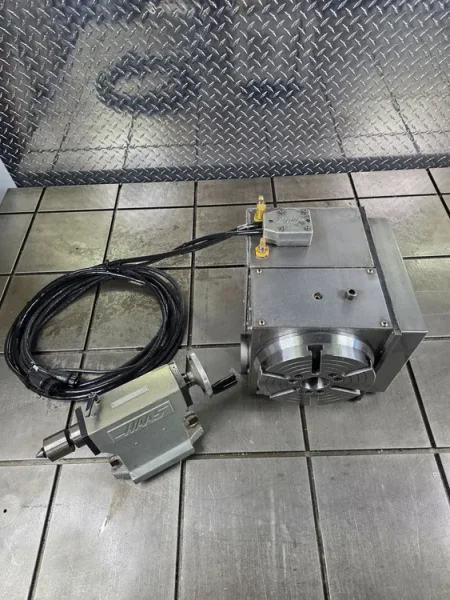 HAAS SHRT-210SPH 8.3” CNC Rotary Table 4th Axis Type &amp; 6" Tailstock #8143