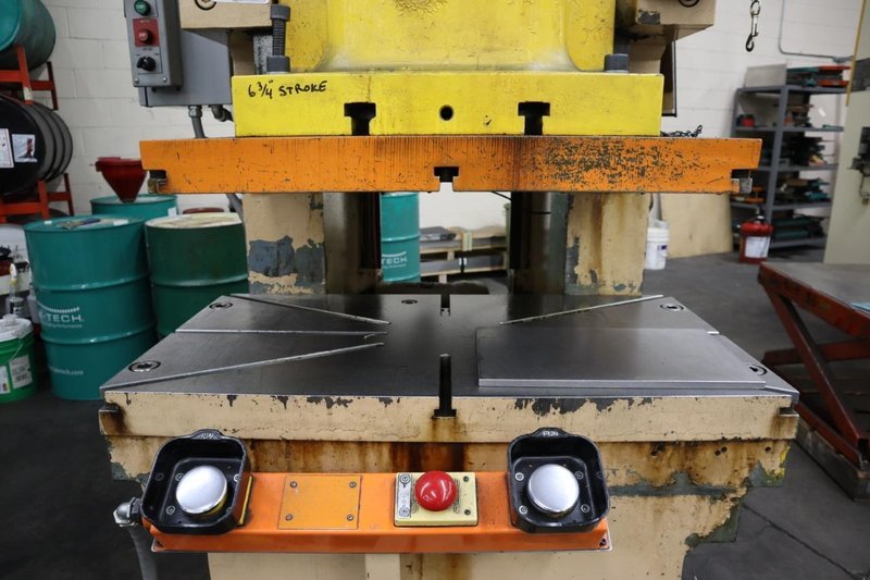 Aida PC-10 110 Ton Mechanical Punch Press, Single Ram, Eccentric Drive- Auction Item