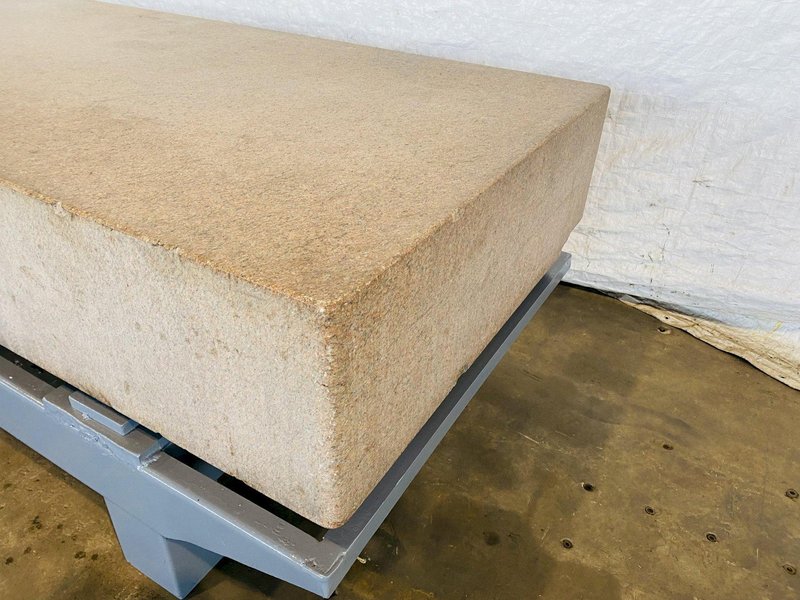 48&quot; X 96&quot; X 16&quot; HERMAN PINK GRANITE SURFACE PLATE. STOCK # 0313522