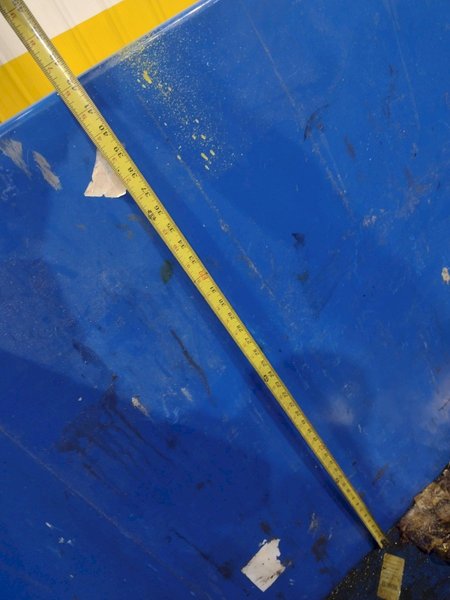 1 YARD X 6,000 LBS VESTIL MODEL #D-HOP-100-HD SELF DUMPING HOPPER: STOCK #22490