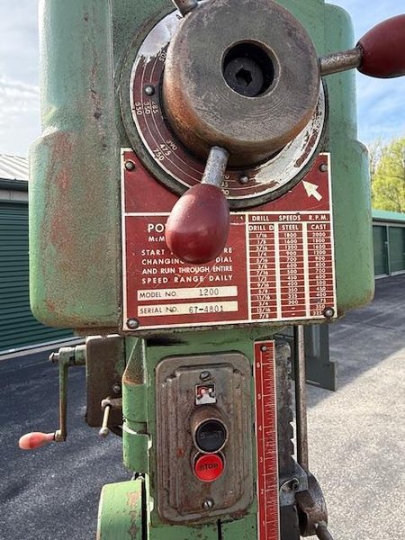 Powermatic 1200 Drill Press- Auction Item