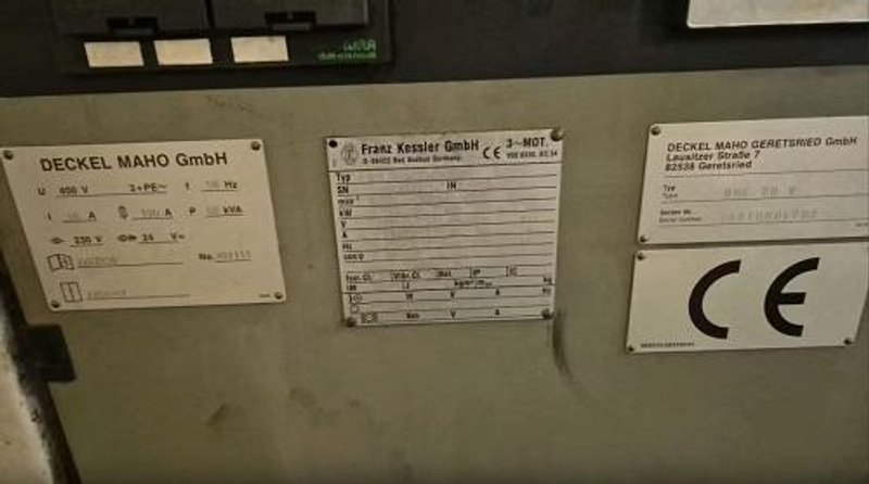 DECKEL MAHO DMC 70V CNC MILLING MACHINE