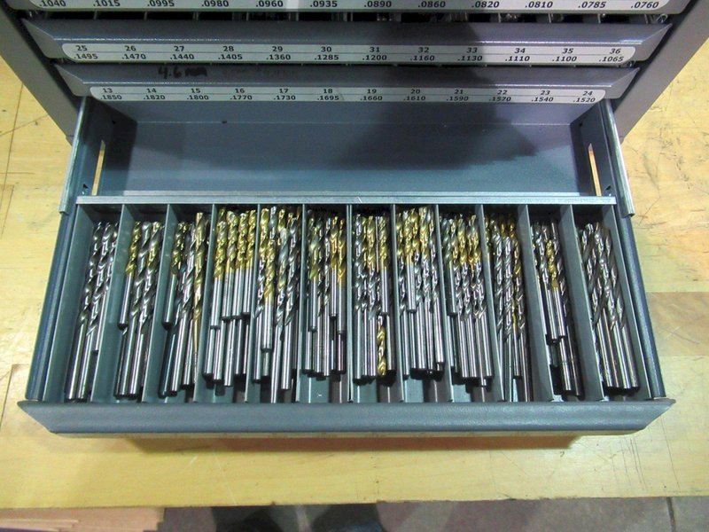 Huot Wire Gauge Number Drills Index- Auction Item