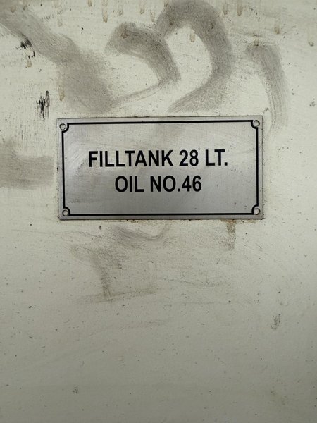 50 TON BP POWER ENGINEEERING FOUR POST HYDRAULIC PRESS (2014). STOCK # 0130425.