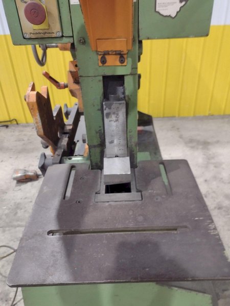 66 TON PEDDINGHAUS MODEL #66/110 PEDDIMASTER HYDRAULIC IRONWORKER: STOCK 22239