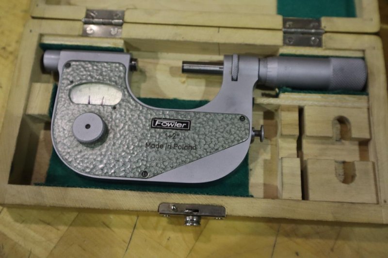 Fowler Pressure Micrometers, 0-1" and 1-2"- Auction Item