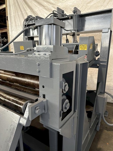 72&quot; x .250&quot; PAXSON HYDRAULIC PEELER TABLE WITH TENSION STAND. STOCK # 0106123