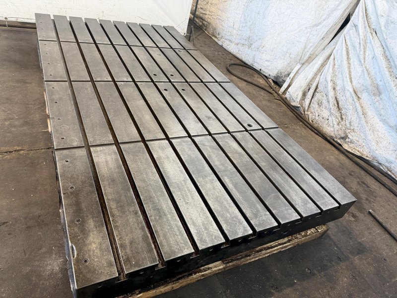 96" X 50" T-SLOTTED FLOOR PLATE. STOCK # 0541826