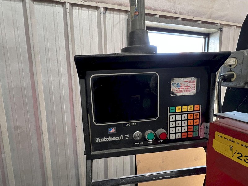 80 TON x 8&#039; AMADA MODEL #RG-80 HYDRAULIC PRESS BRAKE WITH HURCO BACK GAUGE: YOBRO #24533