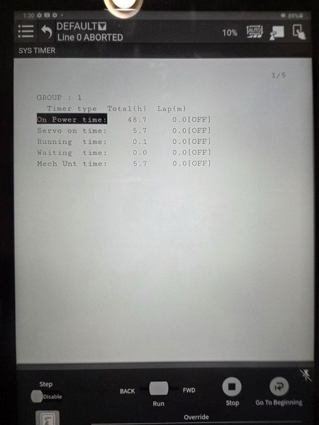 FANUC CRX-10iA/L Collaborative Robot, 2022 – 6 Hours, iRVision/DCS/KAREL