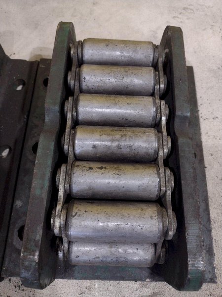(4) 15 TON HILLMAN ROLLER TYPE MODEL #15-0T NARROW MACHINE SKATES: STOCK #23002