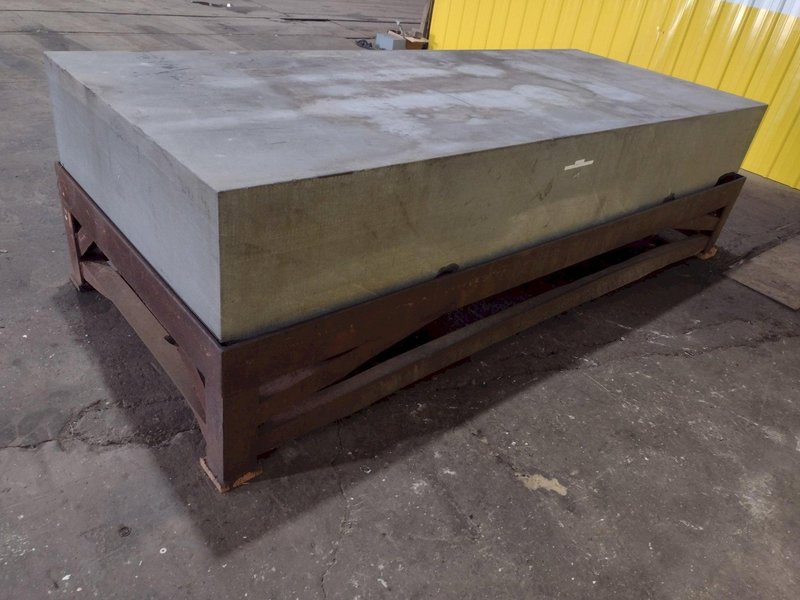 10&#039; x 4&#039; X 16&quot; PRECISION GRANITE SURFACE PLATE W/ TABLE STAND: STOCK #19003