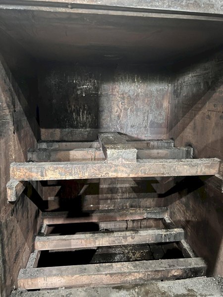 1998 DAYTON DUAL ZONE GAS POWERED PRE-HEAT DIE OVEN, WITH DIGITAL TEMP CONTROLLER: STOCK #20215