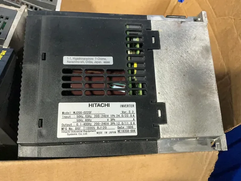 MAXSINE, HITACHI, SERVO AUTOMATION MISC. ELECTRICAL EQUIPMENT
