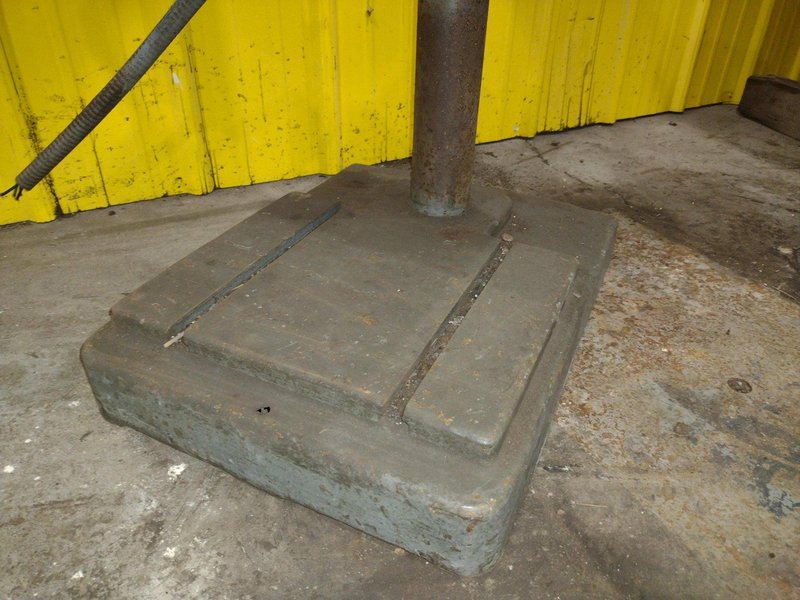 15" DELTA MODEL #15-655 VARIABLE SPEED SINGLE SPINDLE DRILL PRESS: YOBRO #24257