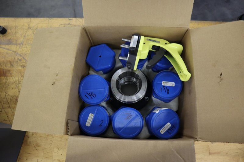 Royal Quick-Grip 52 Collet System w Collet Nose, Collets and Royal Collet Change Gun- Auction Item