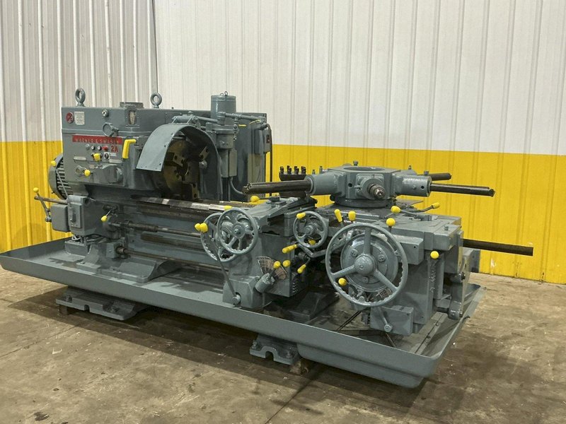 2A WARNER &amp; SWASEY MODEL #M-3470 CROSS SLIDING TURRET LATHE: YOBRO #25009