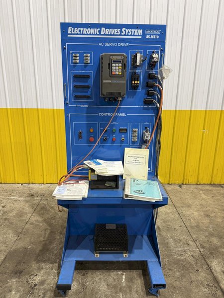 AMATROL MODEL #85-MT10 ELECTRONIC DRIVES SYSTEM TRAINING &amp; TESTING STAND: YOBRO #24915
