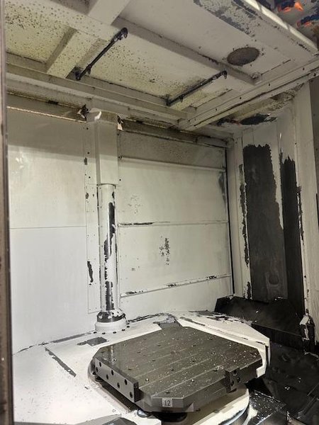 OKUMA MB8000H CNC HMC, 2017, equipped with OSP P300M CNC Ctrl., 12 pallets, 12,000 RPM, and robust automation features including 12 pallet cell configuration, shower coolant and Renishaw tool breakage detection and Renishaw Part Probe, 50 HP, New 2017