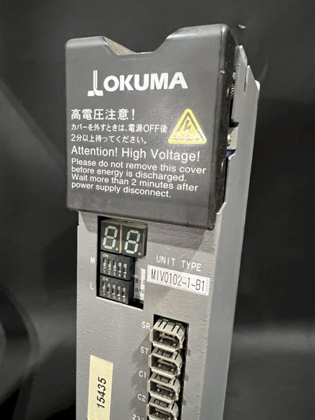 Okuma CNC AC Servo Amplifier Module MIV0102-1-B1 Pulled from Working Machine