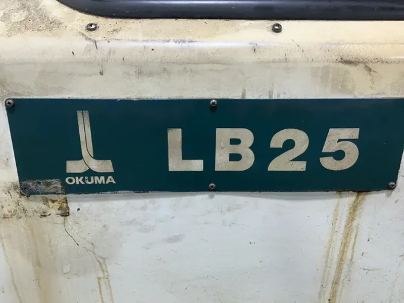 OKUMA 22” X 24” CNC LATHE  -  LB25