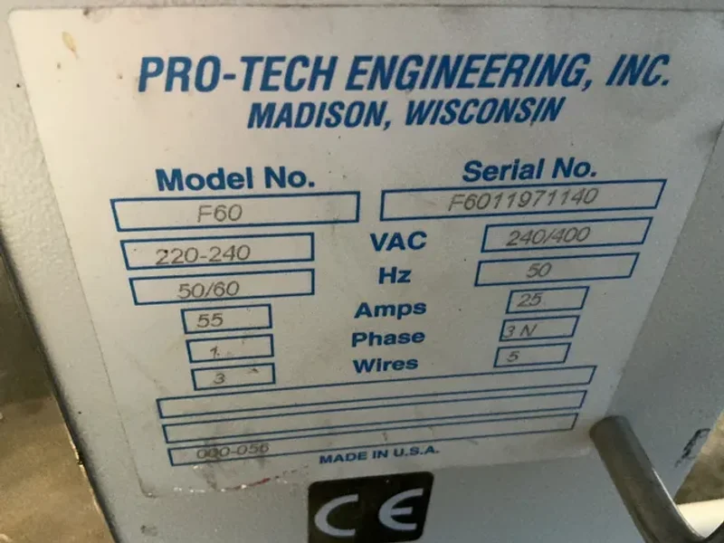 PRO-TECH ENGINEERING, INC. 64” LAMINATOR  -  F60