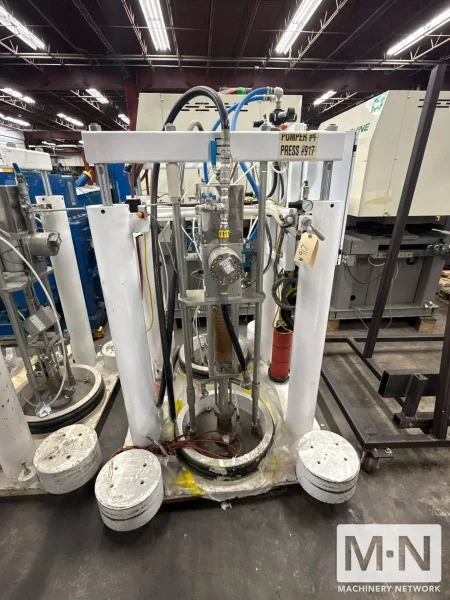 55 GALLON FLUID AUCTOMATION SILICONE PUMP MFG 2007