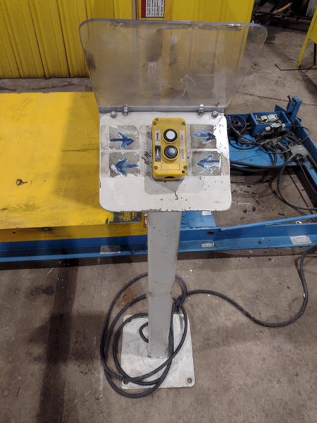 6,000 LBS X 48" X 48" MAX MODEL #LPTT-UP-060-90 HYDRAULIC TILT UPENDER 90 DEGREE FLIP TABLE 110V SINGLE PHASE : YOBRO #25893