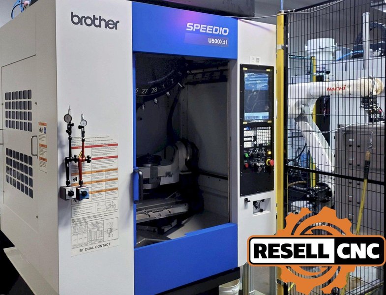 Brother Speedio U500Xd1 5-Axis CNC Vertical Machining Center w/ Nachi Robot