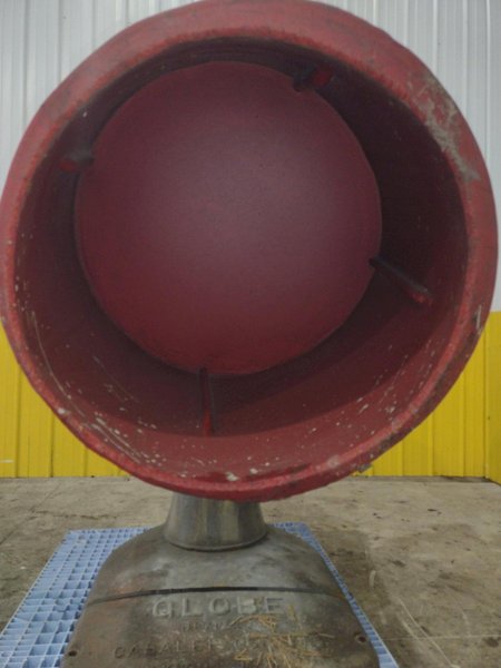 2 HP BOWL TYPE GLOBE ROTATING TUMBLE/POLISH MACHINE: STOCK #23707