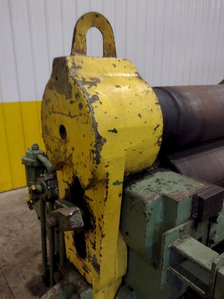 8' X 1/2" BERTSCH #9 3-ROLL INITIAL PINCH PLATE BENDING ROLL: YOBRO #25159