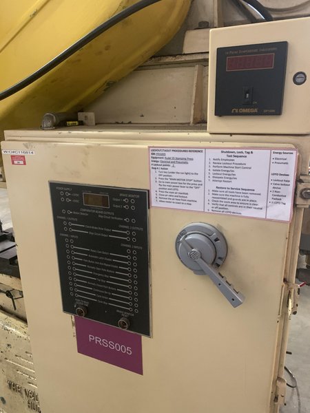 35 TON V &amp; O HI-SPEED OBI PRESS; 2" STROKE X 250 SPM: STOCK #10110