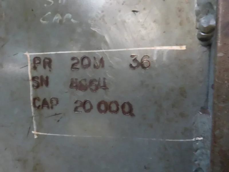 20,000 LB X 36" FEEDLEASE PR-20M-36 MOTORIZED UNCOILER. STOCK # 0217726