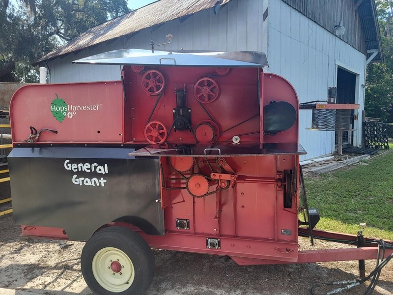 2017 HopsHarvester Hopster 5P Mobile Hop Harvester, PTO-Driven, ~40 Hours, Operational Video