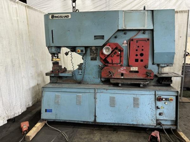 175 TON KINGSLAND MODEL XS HYDRAULIC IRONWORKER: STOCK# 4207