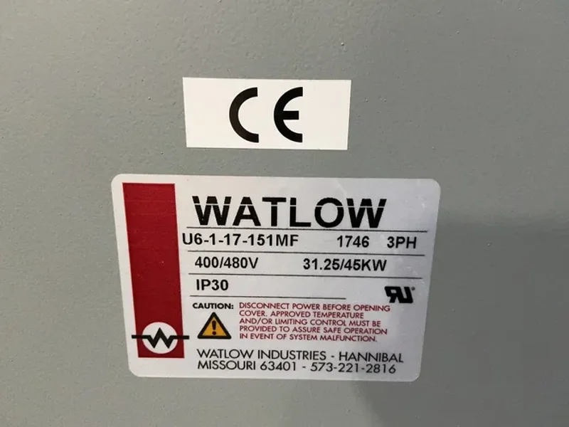 WATLOW INDUSTRIES 31.25/45 KW IMMERSION HEATER  -  U6-1-17-151MF