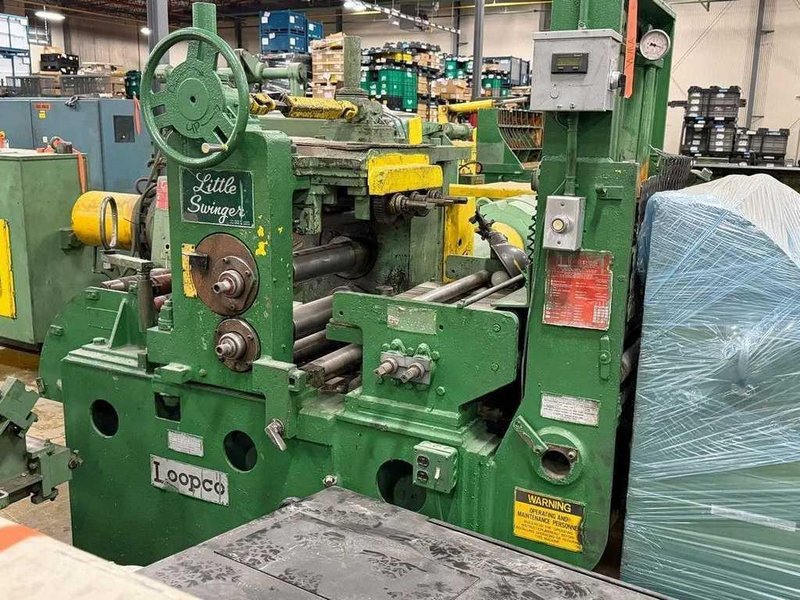 12" x 4.00" x 8,000# Loopco Slitting Line