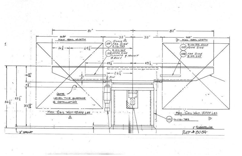 15,000# x 63&quot; Loopco 2 Arm Turnstile