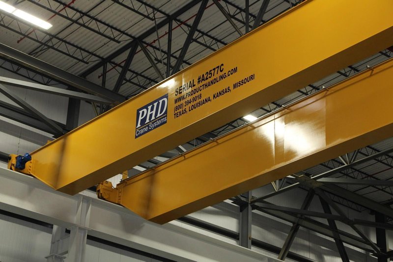 90/45 TON X 82&#039; X 40&#039; LIFT PHD 8 WHEEL OVERHEAD BRIDGE CRANE