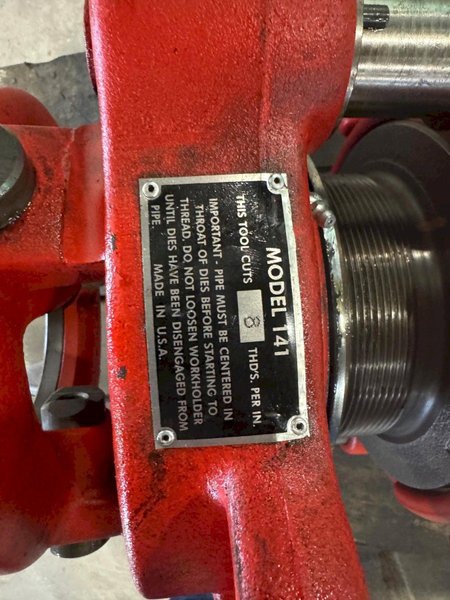 Ridgid Geared Pipe Threader No. 141, 2-1/2" - 4" Capacity Pipe &amp; Conduit