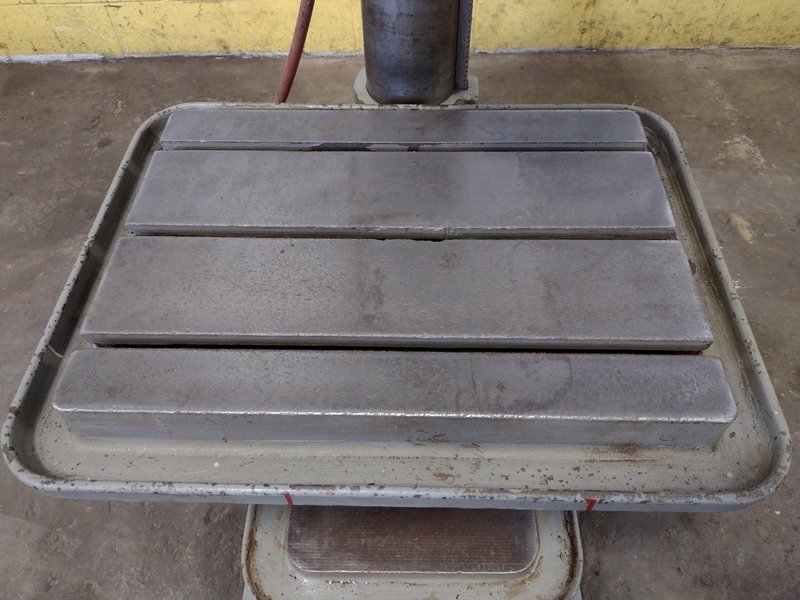 24" TOS MODEL #VS32 GEARED HEAD DRILL PRESS WITH POWER DOWNFEED: STOCK 17363