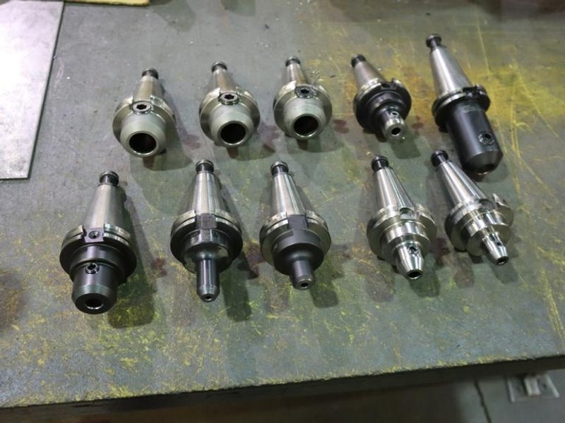 CT40 Taper Tool Holders: (10) End Mill Holders- Auction Item