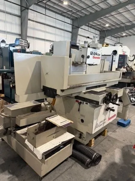 OKAMOTO #ACC-1224 DX  12” x 24” Hydraulic Surface Grinder # 7562