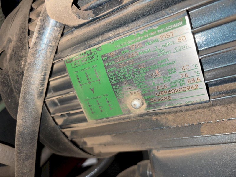 30&quot; x 68&quot; LS INDUSTRIES SHOT BLAST MACHINE WITH DUST COLLECTOR, FOR PROPANE TANKS: STOCK #22767