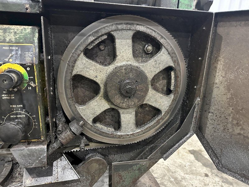13" X 18" HYD-MECH MODEL #S-20P SWIVEL MITRE HORIZONTAL BANDSAW: STOCK #22384