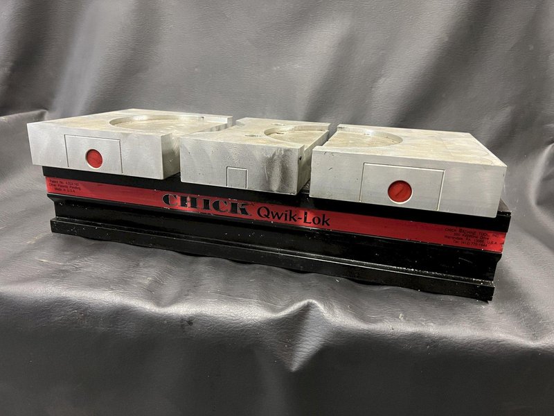 Chick MBAS1550 Qwik-Lok Double Lock CNC Vise | 6" Width