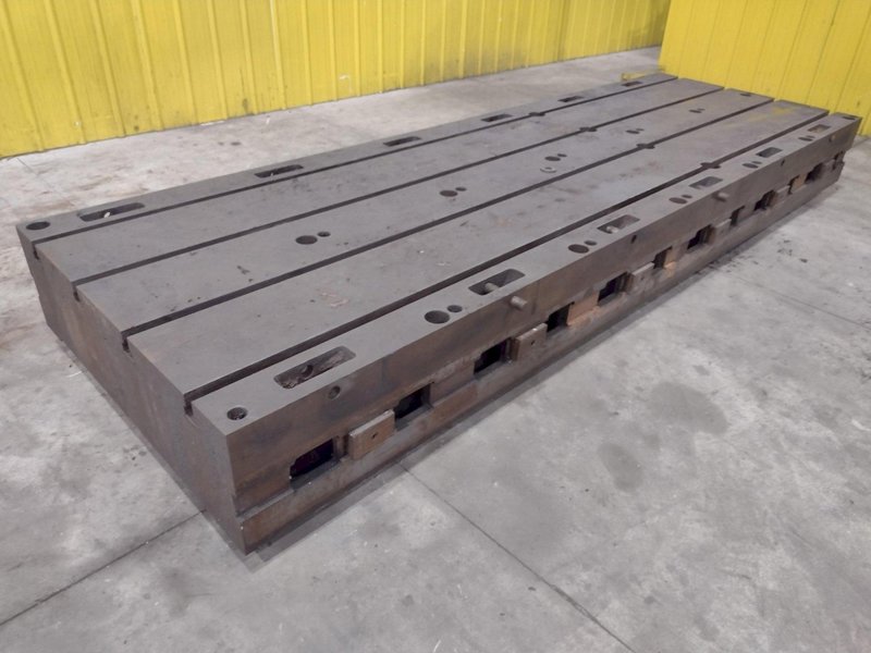 12&#039; X 4&#039; X 14&quot; T-SLOTTED FLOOR PLATE: STOCK #23503